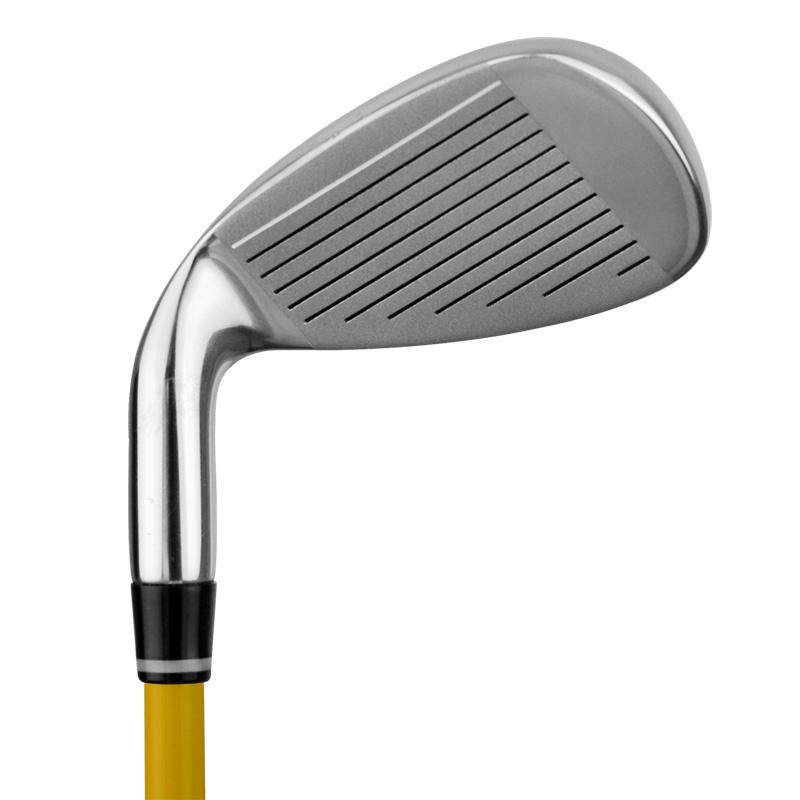 ゴルフクラブ 子供用 男女兼用 ジュニア 入門 初心者 練習用 7番アイアン カーボンシャフト イエロー ..