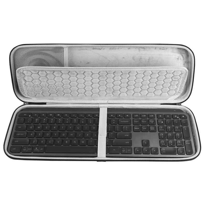 Geekria キーボードキャリングケース ロジクール Logicool MX Keys アドバンス ワイヤレス イルミネート キーボード/Logitech MX Keys S ワイヤレス キーボード、Microsoft ワイヤレス Surface キーボード WS2-