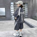 Tシャツ ショートパンツ 上下セット 男の子 キッズ ジュニア 春夏 綿 軽量 吸汗速乾 通気性 丸洗い スポーツウェア 通学 普段使い カジュアル 今どきのおしゃれな ルームウェア グレー