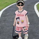 セットアップ 男の子 キッズ 子供服 半袖Tシャツ ショートパンツ 2点セット 春夏 スポーティー ストリート カジュアル 普段着 部屋着 ゆったり 吸汗速乾 薄手 ポリエステル キャラクター柄 かわいい おしゃれ