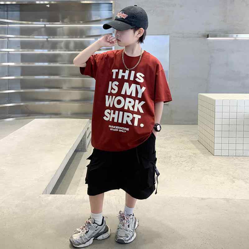 セットアップ 子供 男の子 半袖 Tシャツ 上の服 ショートパンツ ハーフパンツ 上下セット 2点セット 韓..