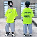 セットアップ 男の子 キッズ ジュニア 半袖 Tシャツ 長ズボン 上下セット 夏物 スポーツ 運動着 綿 薄手 涼しい おしゃれ カジュアル 通学 普段使い