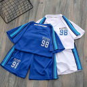 Tシャツ 男の子 キッズ 半袖 ショートパンツ 速乾 スポーツウェア セットアップ 春夏 薄手 ポリエステル素材 運動着 普段着 カジュアル かっこいい 上下セット