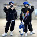 男の子向けパーカー上下セット 春秋 運動着 カジュアルな普段着 部屋着 フード付き 綿 保温 長袖 長ズボン