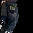 デニムパンツ 男の子 子ども・小中学生向け 秋冬 裏起毛 長ズボン 股上深め 普段使いにぴったりなカジュアル 小学生 中学生 防寒 おしゃれ ブルー スモークグレー ブラック