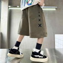 ショートパンツ 男の子 キッズ ボーイズ ハーフパンツ 半ズボン 5分丈 夏用 薄手 軽い 韓国風 スポーツ 運動着 カジュアル 普段着 ウエストゴム 吸汗速乾 綿 コットン