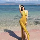 水着 レディース ビキニ 3点セット リゾート ロング丈 マキシ丈 マーメイド ビーチドレス スカート 海辺 旅行 プール 写真映え 春夏