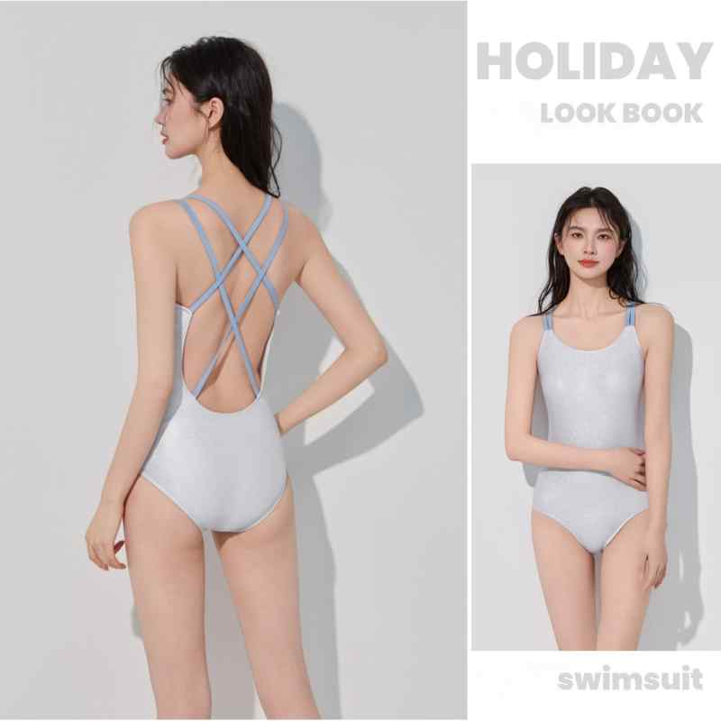 水着 レディース 女性用 ワンピース スイムウェア 競泳用 競技用 プール 温泉 スパ 速乾 バックシャン 大人用 高級感 ポリエステル スパンデックス 月光ホワイト 白