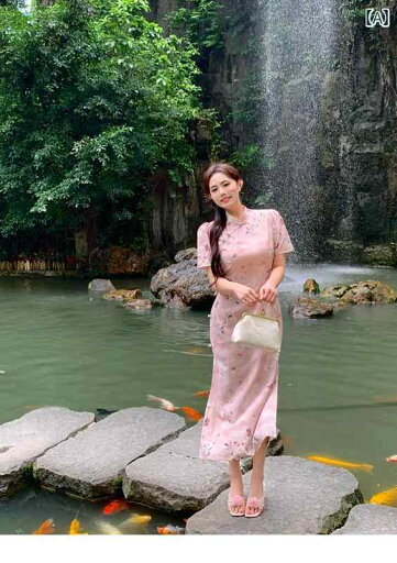 大きめサイズ レディース おしゃれ ファッション 婦人服 チャイナ風 半袖 チャイナ ドレス ドレス 大きめサイズ レディース おしゃれ ファッション 婦人服 チャイナ風 半袖 チャイナ ドレス ドレス