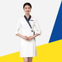 ユニフォーム レディース 美容師 エステティシャン アートメイク師 高級感 上品 セットアップ 制服 秋冬 ポリエステル スキンケア フットケア サロンワーク 施術着 半袖 七分袖 ワンピース パンツスタイル エステ 美容院