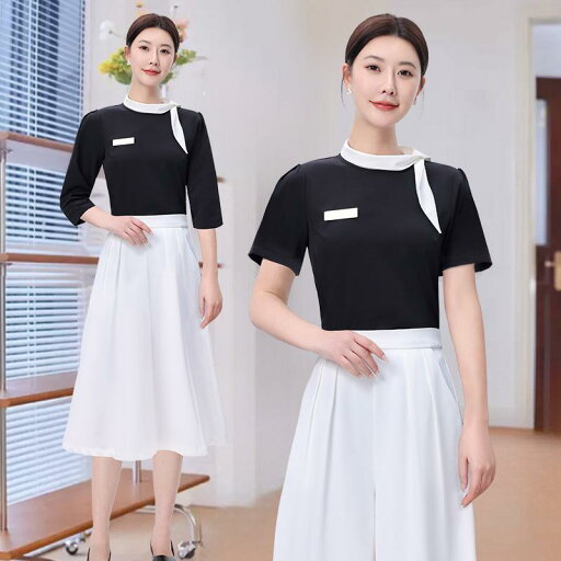 セットアップ レディース 女性用 美容サロン エステティシャン ユニフォーム 受付 フロント 制服 韓国 上品 秋冬 スカートスーツ パンツスーツ セットアップ レディース 女性用 美容サロン エステティシャン ユニフォーム 受付 フロント 制服 韓国 上品 秋冬 スカートスーツ パンツスーツ