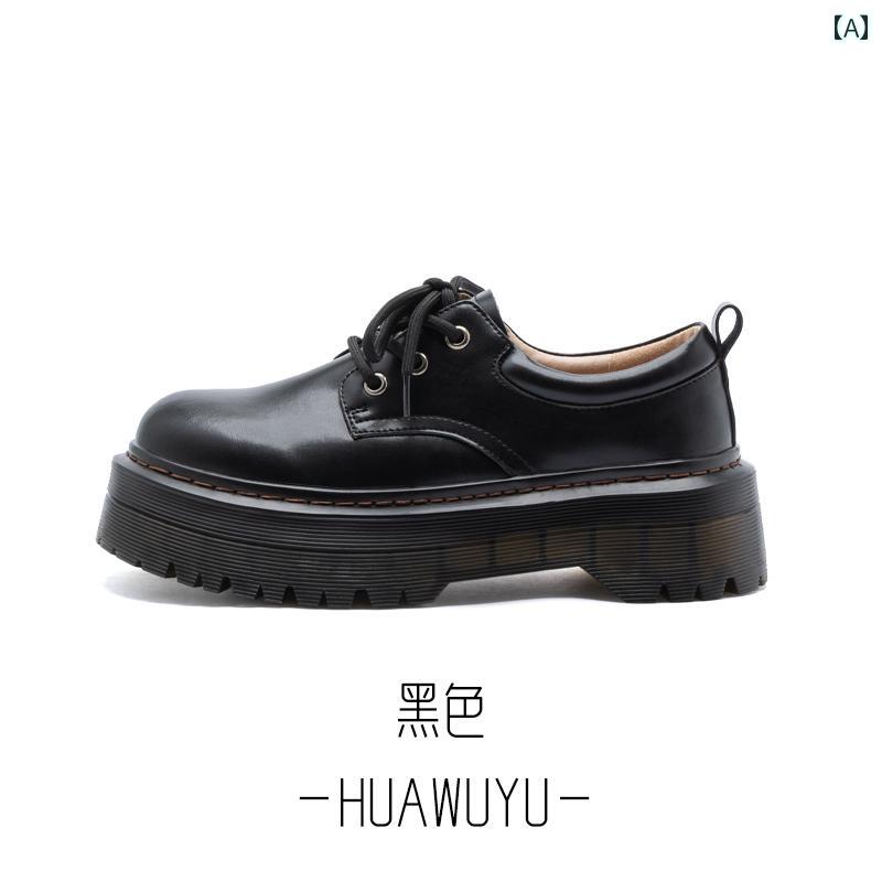 キッズ ローファー 子供 靴 女の子 フォーマル シューズ ファッション おしゃれ レトロ 春秋 厚 ブラック ブラウン