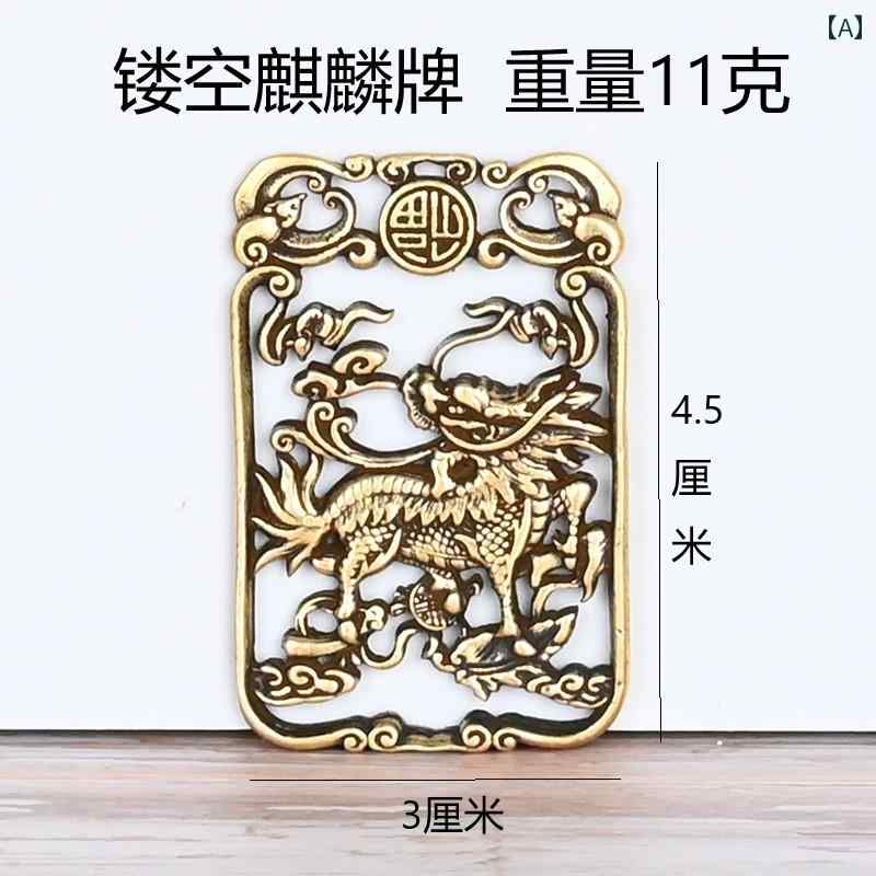 ペンダント おしゃれ 銅 伝統 幻獣 ユニコーン 真鍮 ジュエリー