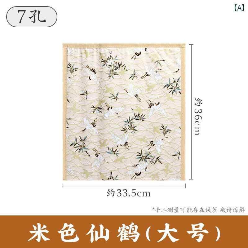 書道 筆入れ ブラシ カーテン 中国風 収納 ペン バッグ ポータブル 竹 絵画 レトロ ローリング ホワイ..