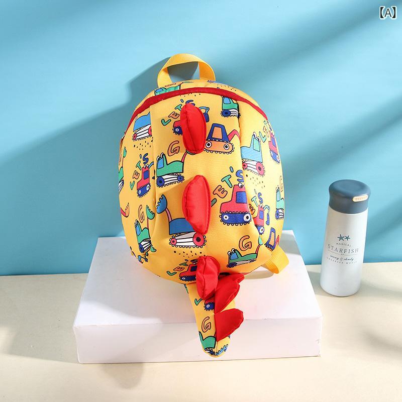 リュック キッズ 男の子 女の子 子供 恐竜 かわいい おかけ かばん バックパック カジュアル ジッパー