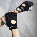 トレーニング グローブ 筋トレ スポーツ 滑りにくい 手袋 保護 フィットネス メンズ レディース 厚手 ハーフフィンガー 防滑 鉄棒 サイクリング 黒 グレー...