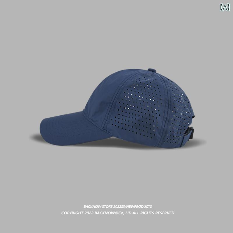 キャップ メンズ レディース 帽子 速乾 メッシュ 通気性 スポーツ 夏 日焼け防止 韓国 カジュアル ネイビー グレー グリーン