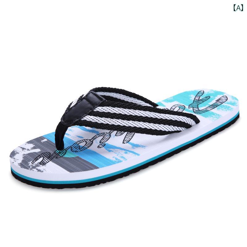 サンダル つっかけ メンズ ビーチ 夏 滑りにくい アウトドア カジュアル 韓国 スリッパ ホワイト ブラウン ブルー ビーサン