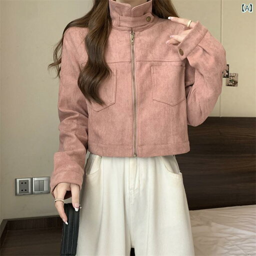 ジャケット レディース おしゃれ 秋冬 ショート 暖かい 大きめサイズ ピンク ベージュ ブラウン ジャケット レディース おしゃれ 秋冬 ショート 暖かい 大きめサイズ ピンク ベージュ ブラウン