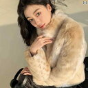 ファー ジャケット レディース ヒョウ柄 レオパード おしゃれ 秋冬 コート ショート