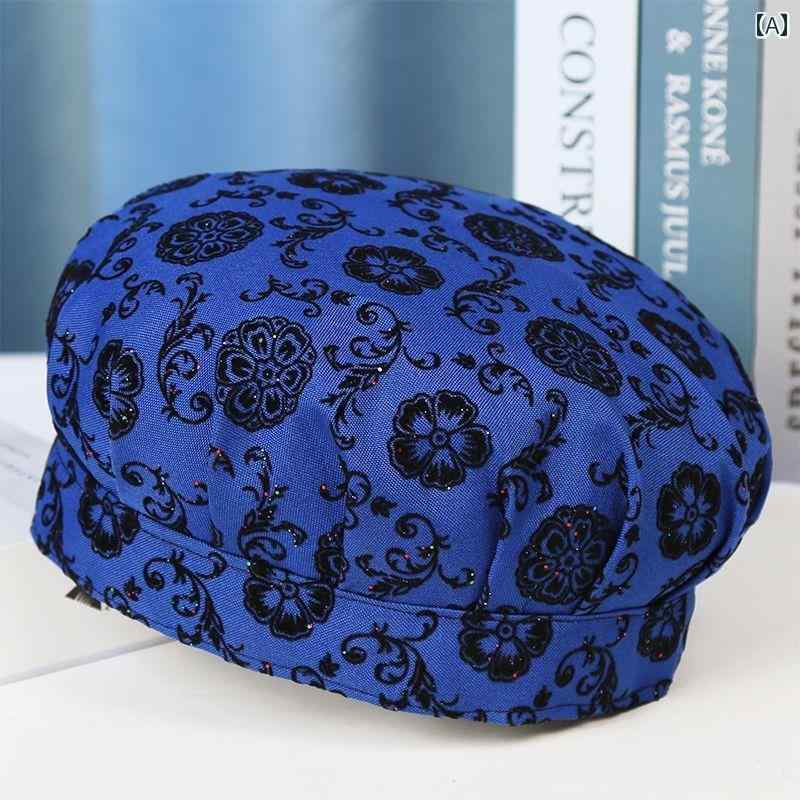 帽子 レディース 婦人 ミセス おばあちゃん 夏 薄手 通気性 ハット ブルー ワインレッド グレー