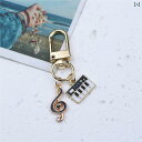 キーホルダー ギター チャーム おしゃれ かわいい 楽器 音符 キーボード ギフト 車 アクセサリー