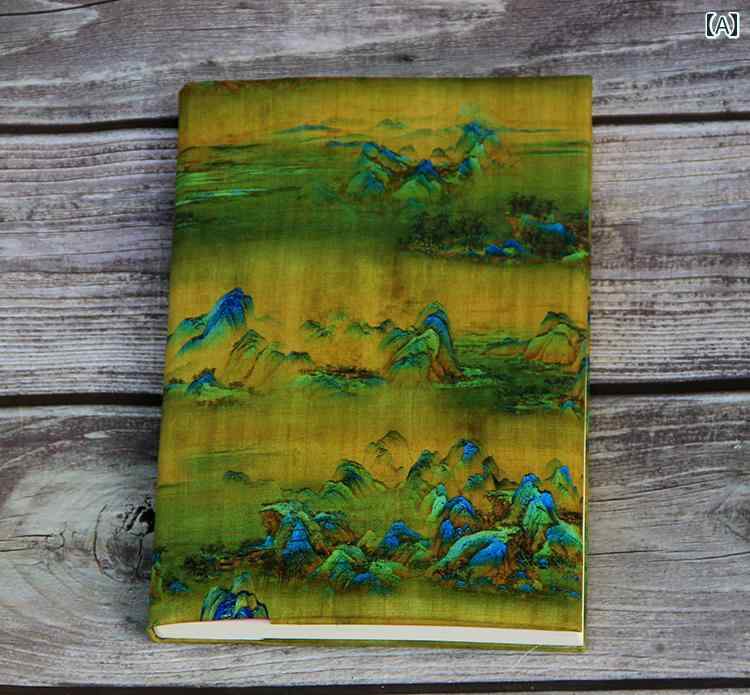 ブックカバー レトロ おしゃれ 調整可能 布 ジャケット 保護 手帳 日記 ビジネス ホワイト ブラウン グリーン