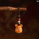 キーホルダー チャーム レトロ かわいい 十二支 車 バッグ アクセサリー ギフト ネズミ ウシ トラ