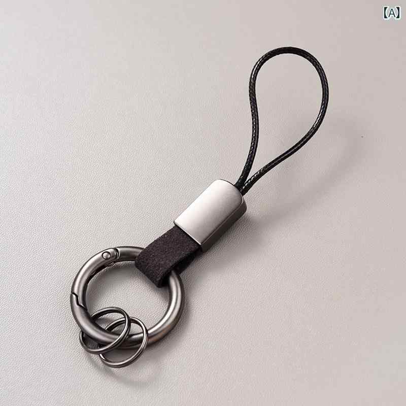 キーホルダー チャーム おしゃれ レトロ 革 レザー メンズ レディース キーリング ギフト ブラック ブラウン グリーン