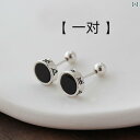 ピアス メンズ レディース アクセサリー おしゃれ スターリングシルバー シンプル マントラ シルバー