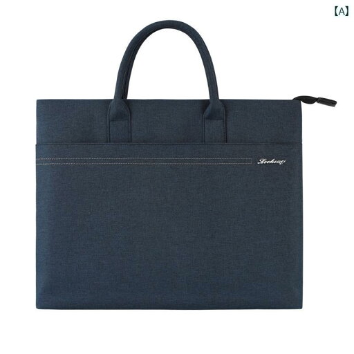 トートバッグ ハンドバッグ A4 オフィス 通勤 ビジネス メンズ レディース キャンバス ジッパー ブリーフケース ブルー ブラック トートバッグ ハンドバッグ A4 オフィス 通勤 ビジネス メンズ レディース キャンバス ジッパー ブリーフケース ブルー ブラック