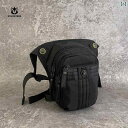 レッグ バッグ バイク ウエストポーチ メンズ おしゃれ 乗馬 オートバイ スポーツ 防水 登山 アウトドア ブラック グリーン ブラウン
