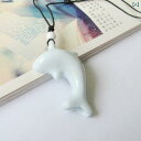 ネックレス メンズ レディース アクセサリー おしゃれ かわいい イルカ ペンダント 韓国 ファッション ギフト ブルー グリーン