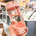 シェイカー おしゃれ スポーツ ボトル カップ フィットネス ジム メンズ レディース 韓国 シェーカー かわいい ポータブル ウォーターボトル チック ピンク...