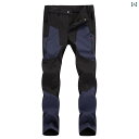 バイク パンツ 秋冬 メンズ フリース 厚手 防風 暖かい サイクルジャージ サイクリング ロング ネイビー グレー ブラック