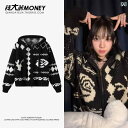 ニット レディース おしゃれ カーディガン カジュアル セーター 韓国 秋冬 トップス ブラック ホワイト フード