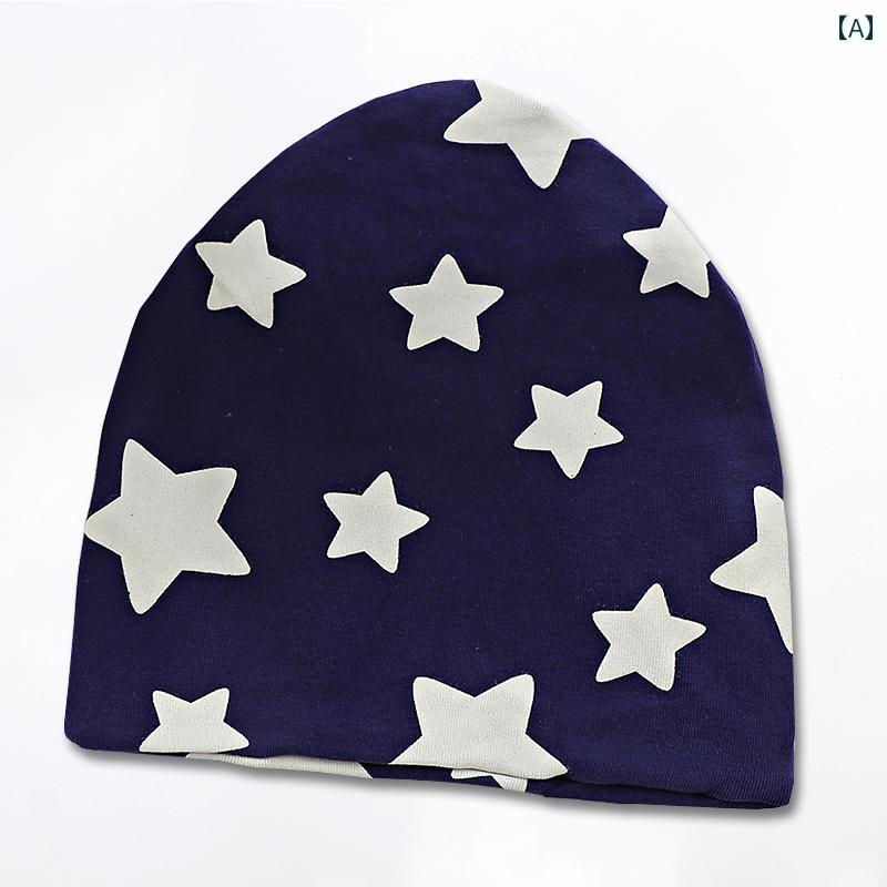 帽子 キッズ 男の子 女の子 ファッション カジュアル かわいい 秋冬 星 ユニコーン ウサギ 恐竜 ストレッチ性 レッド グレー ネイビー