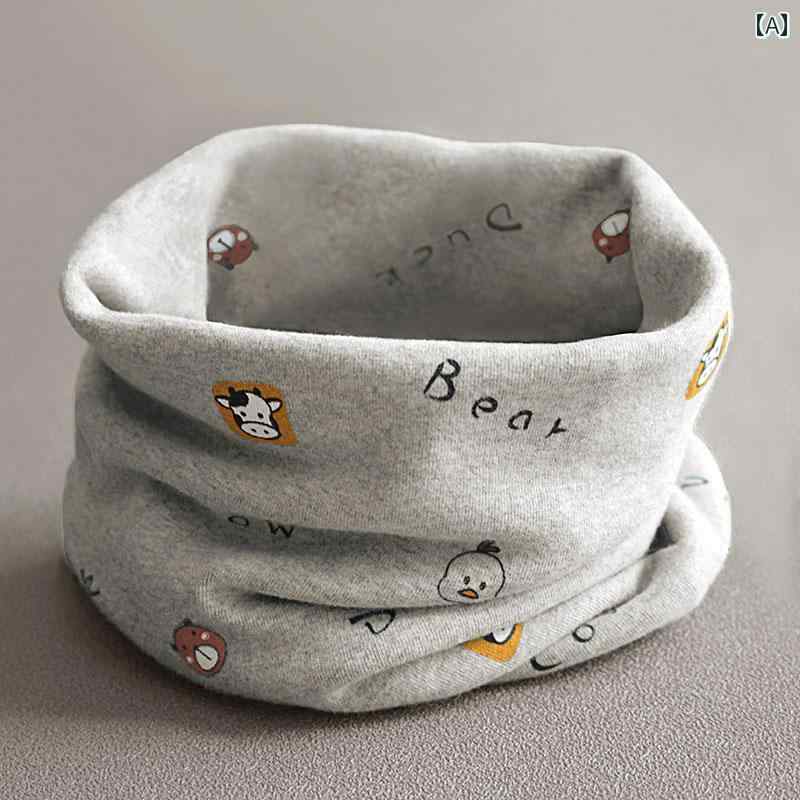 マフラー 帽子 キッズ 男の子 女の子 ファッション ネックウォーマー 秋冬 防寒 暖かい コットン 防風 ..