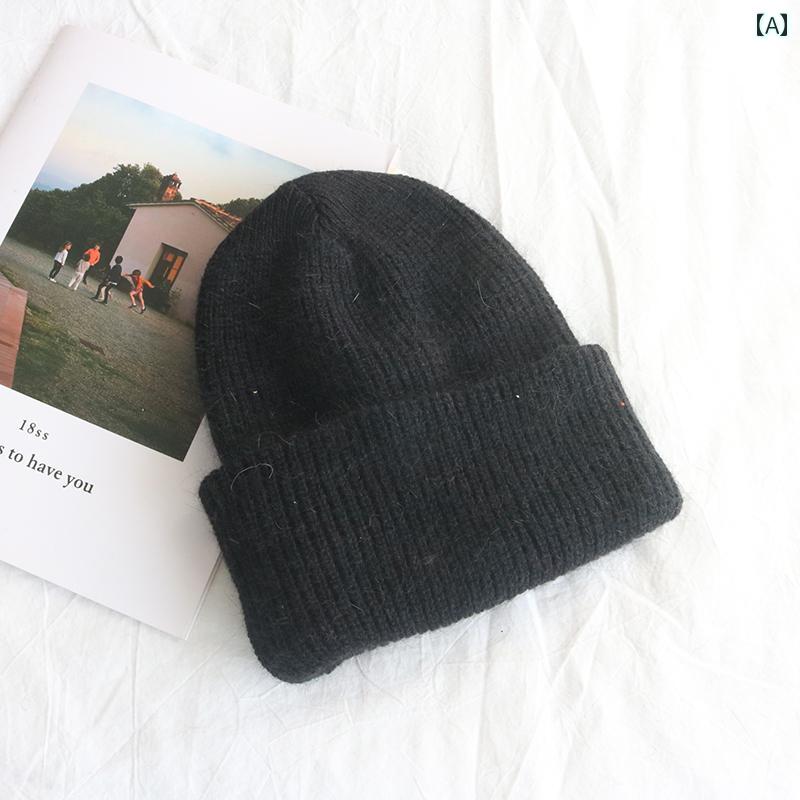 ニット帽 レディース メンズ 帽子 冬 韓国 耳あて ブラック グレー カーキ