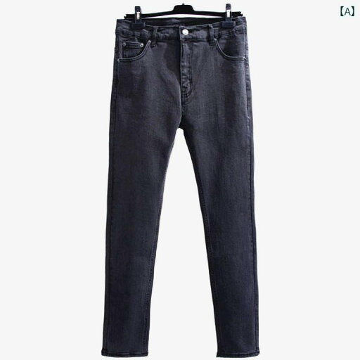 デニムパンツ メンズ ジーンズ ジーパン スキニー ストリート カジュアル ストレッチ性 ジッパー ウォッシュド グレー デニムパンツ メンズ ジーンズ ジーパン スキニー ストリート カジュアル ストレッチ性 ジッパー ウォッシュド グレー