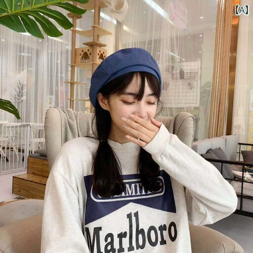 帽子 ベレー帽 メンズ レディース 春秋 カジュアル レトロ ブルー イエロー キャメル 韓国 帽子 ベレー帽 メンズ レディース 春秋 カジュアル レトロ ブルー イエロー キャメル 韓国