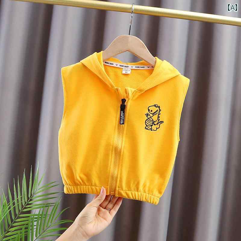 ベスト キッズ 男の子 女の子 子供服 ノースリーブ ジャケット フード カジュアル おしゃれ ベビー 赤..