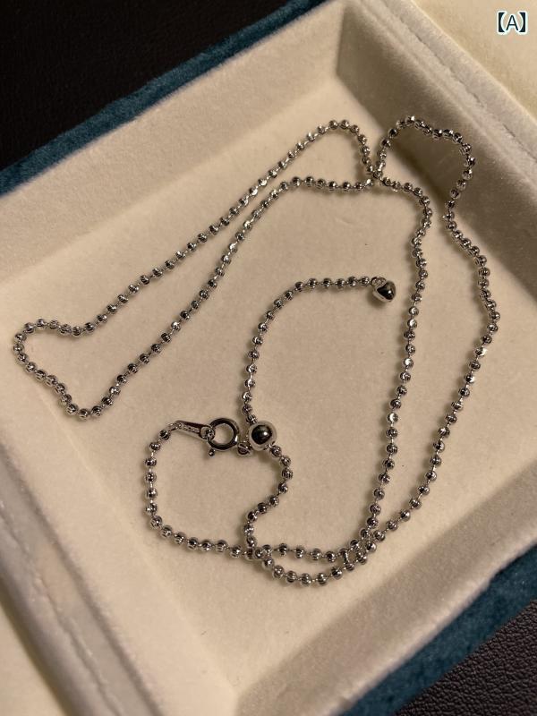 ネックレス レディース アクセサリー おしゃれ チェーン 調節可能 シルバー ゴールド