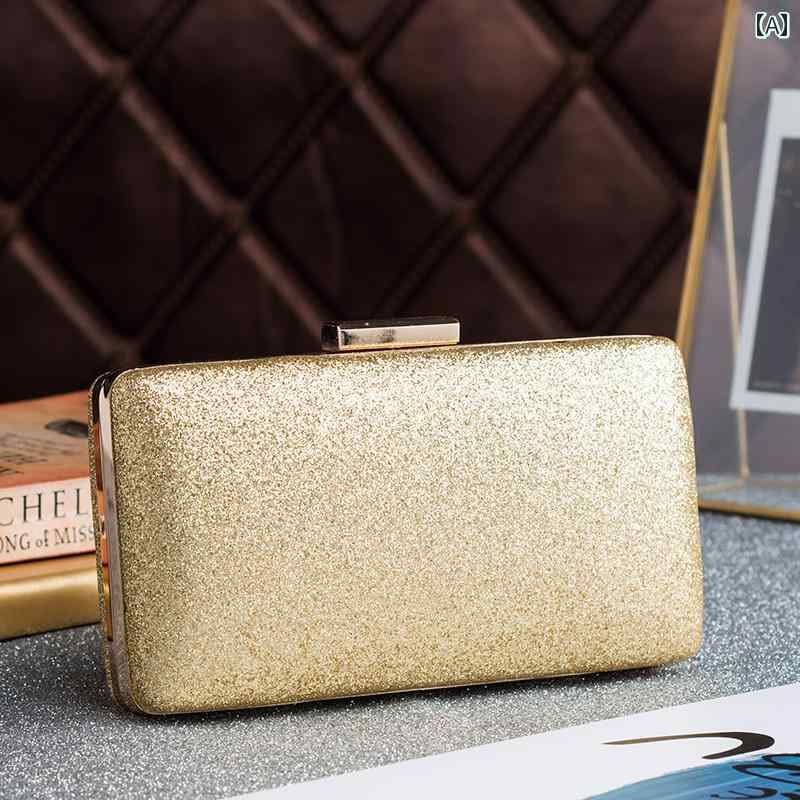 パーティー バッグ 結婚式 レディース おしゃれ クラシック ファッション クラッチ ショルダー 斜めがけ チェーン ゴールド レッド ブラック