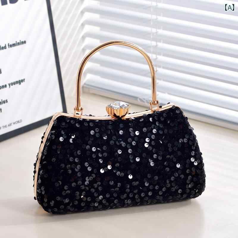 パーティー バッグ 結婚式 レディース おしゃれ ミニ ショルダー 斜め掛け ブラック ワインレッド ホワイト スパンコール キラキラ