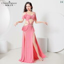 ベリーダンス 衣装 練習着 春夏 社交ダンス ラテン ドレス ガーリー レディース ピンク グリーン イエロー
