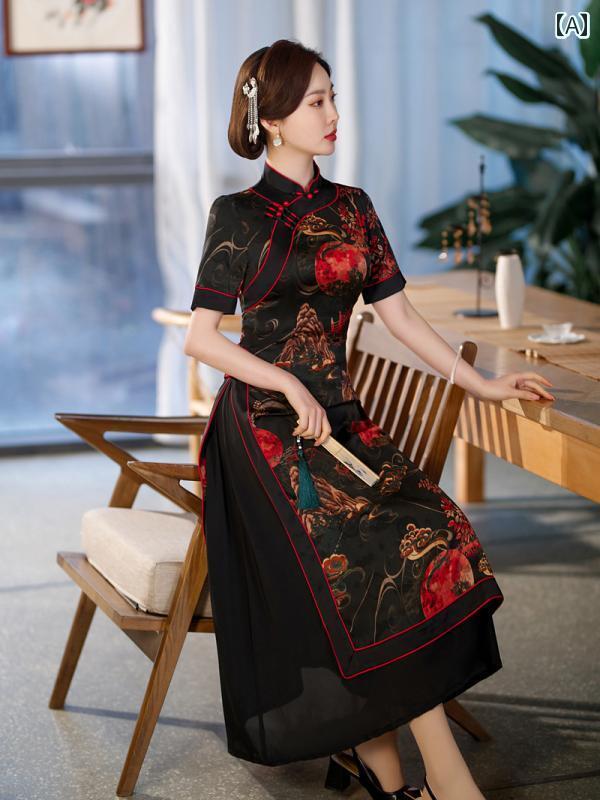 楽天市場】アオザイ風 ワンピースの通販