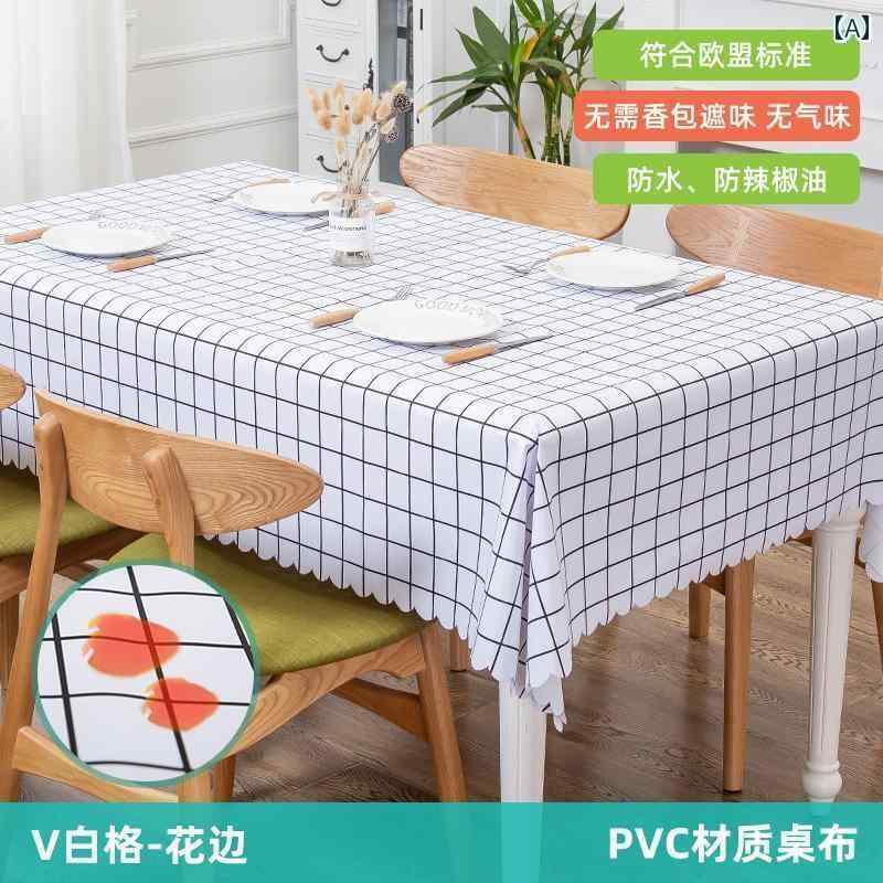 テーブルクロス おしゃれ インテリア ティー コーヒー カバー 家庭 レストラン カフェ 喫茶店 ダイニング 生地 防水 防油 洗える 不可 PVC 北欧 ダイニング マット 長方形 ホーム デスク