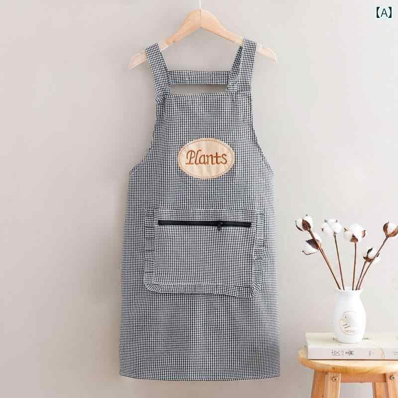 レディース エン おしゃれ カフェ 飲食店 キッチン 料理 家事 普段使い 母の日 プレゼント コット ン ..