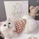 犬 服 ぬいぐるみ レトロ チューリップ ベスト 猫 冬 ノースリーブ 子猫 暖かい ベスト 英国 ショート ペット
